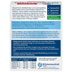 Doppelherz Magnesium+B-Vitamine direct Pellets, 40 St> Magnesium|Hirnleistung & Nerven