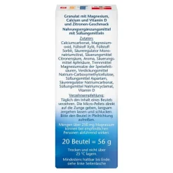 Doppelherz Magnesium+Calcium+D3 Direct Pellets, 20 St