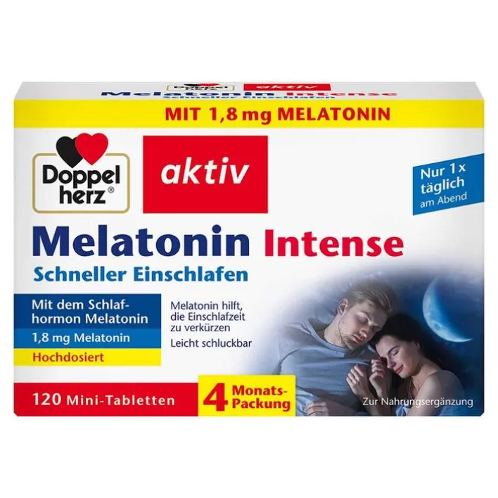 Doppelherz Melatonin Tabletten, 120 St> Melatonin Tabletten