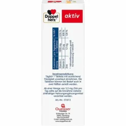 Doppelherz Vitamin C 1000 + D3 + Zink Depot Tabletten, 100 St