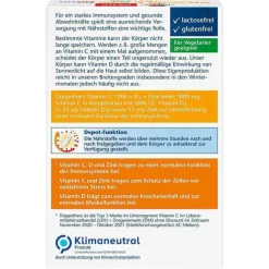 Doppelherz Vitamin C 1000 + D3 + Zink Depot Tabletten, 30 St
