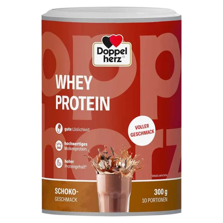 Doppelherz Whey Protein Schoko-Geschmack Pulver, 300 g