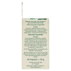 Doppelherz Zink + C pure Kapseln, 60 St