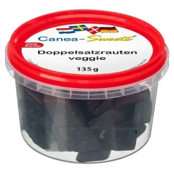 Canea Sweets Doppelsalzrauten zuckerfrei, 135 g> Lakritz