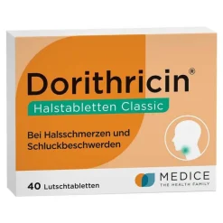 Dorithricin ® Halstabletten Classic bei Halsschmerzen, 40 St> Halsschmerztabletten