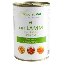 OrganicVet Dosennahrung Hund Sensitive Lamm, 400 g> Futter & Snacks