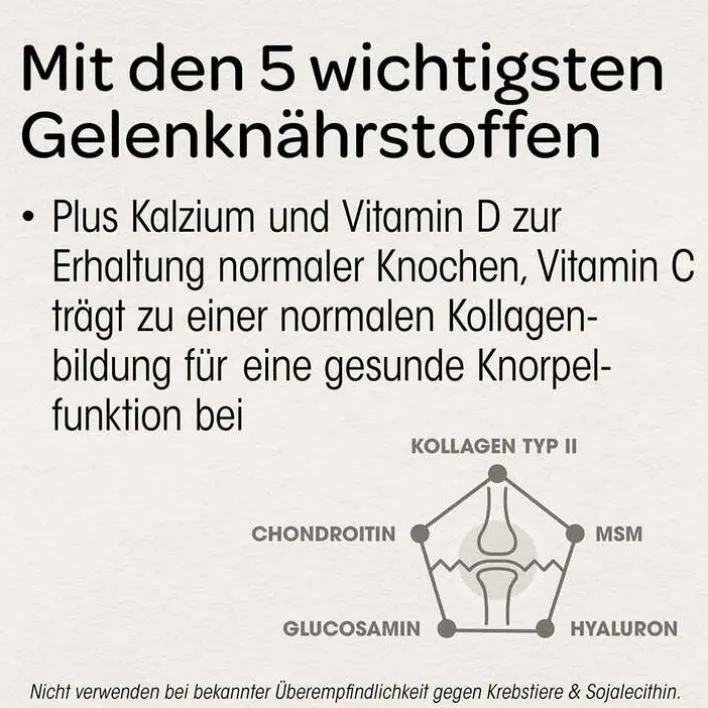 Dr. Böhm Knorpel & Knochen Tabletten, 60 St> Msm Schwefel|Kollagen