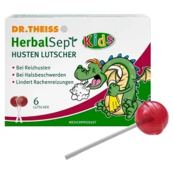 Dr. Theiss Herbalsept Husten Lutscher Kids, 6 St> Hustenstiller