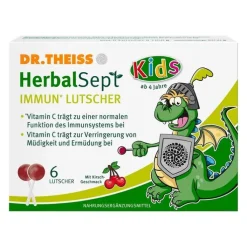 Dr. Theiss Herbalsept Immun Lutscher Kids D NEM, 6 St
