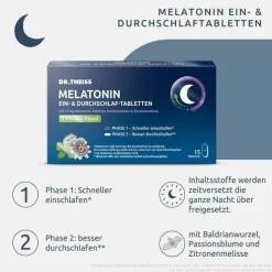 Dr. Theiss Melatonin Ein- & Durchschlaf-Tabletten, 15 St