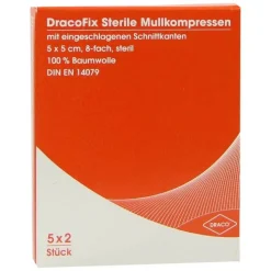 Draco fix Peel Kompressen ste, 5X2 St> Sterile Kompressen
