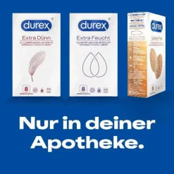 Durex extra feucht Kondome, 8 St