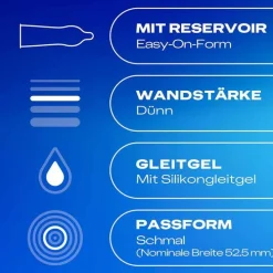 Durex Gefühlsecht Slim Kondome, 10 St><noscript><img width=