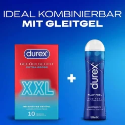 Durex Gefühlsecht XXL Kondome, 10 St><noscript><img width=