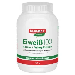 Megamax Eiweiss 100 Banane P, 750 g> Eiweißpulver