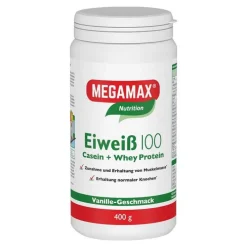 Megamax Eiweiss 100 Vanille , 400 g> Eiweißpulver