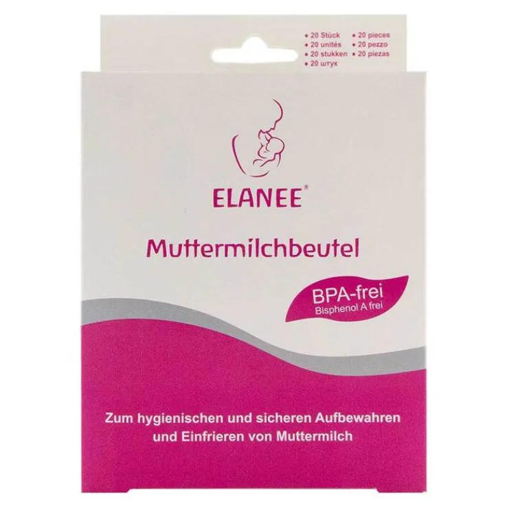 Elanee Muttermilchbeutel 180 ml, 20 St