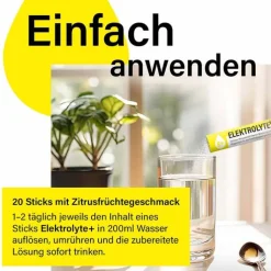 Elektrolyte + Granulat zur Herstellung einer Suspension zum Einnehmen Sticks, 20 St