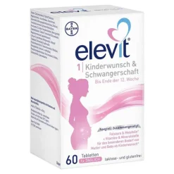 Elevit 1 Kinderwunsch & Schwangerschaft Tabletten, 1X60 St>Kinder Schwangerschaft|Kinderwunsch Tabletten