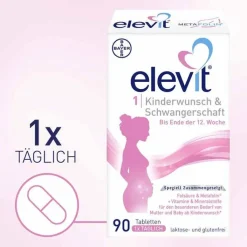 Elevit 1 Kinderwunsch & Schwangerschaft Tabletten, 90 St