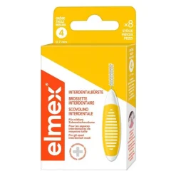 Elmex Interdentalbürsten Iso Größe 4 0,7 mm gelb, 8 St> Zwischenraumreinigung