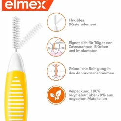 Elmex Interdentalbürsten Iso Größe 4 0,7 mm gelb, 8 St><noscript><img width=