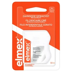 Elmex Zahnseide gewachst mit Aminfluorid, 50 m