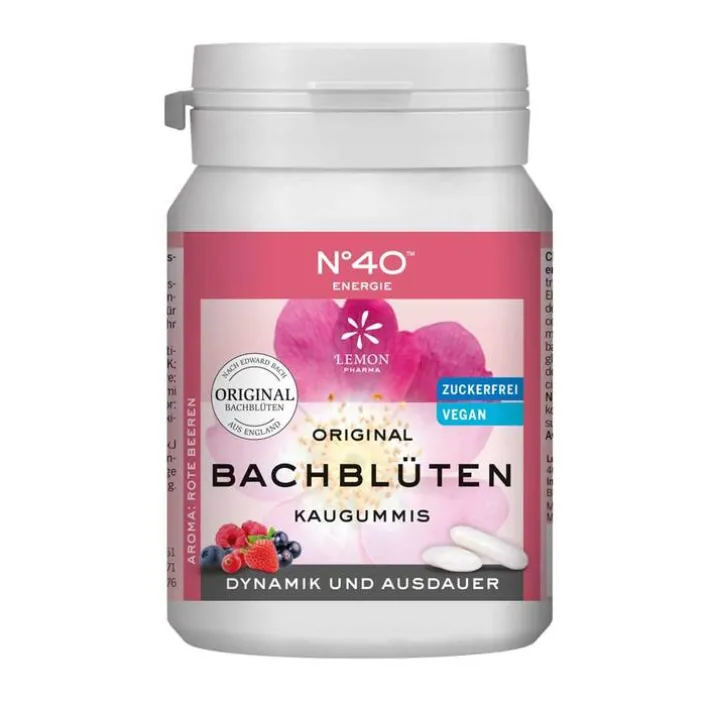 Lemon Pharma Energie Kaugummi nach Dr. Bach, 40 St> Kaugummis