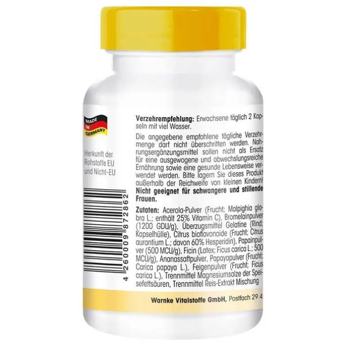 Warnke Enzym Komplex 200 mg Kapseln, 100 St> Enzyme|Enzyme