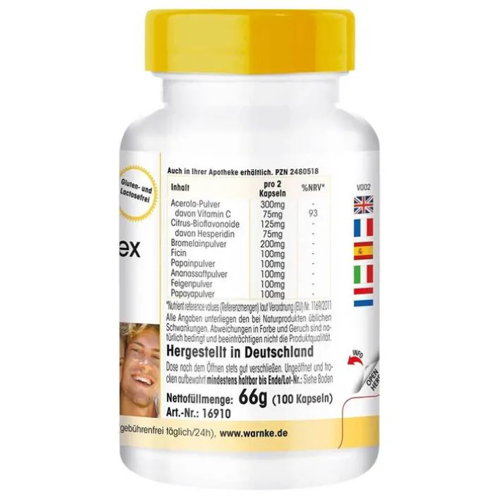 Warnke Enzym Komplex 200 mg Kapseln, 100 St> Enzyme|Enzyme