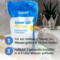 Casida Epsom Salz Vitalbad, 1 kg> Badesalz