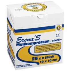 Erena Steril Mullkompresse 10x10, 25X2 St> Sterile Kompressen