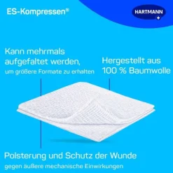 ES-Kompressen ® Mullkompressen 10 cm x 10 cm steril, 5X2 St><noscript><img width=