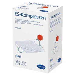 ES-Kompressen steril 7,5x7,5 cm Großpackung, 20X5 St