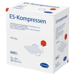 ES-Kompressen steril 5x5 cm Großpackung, 20X5 St> Sterile Kompressen
