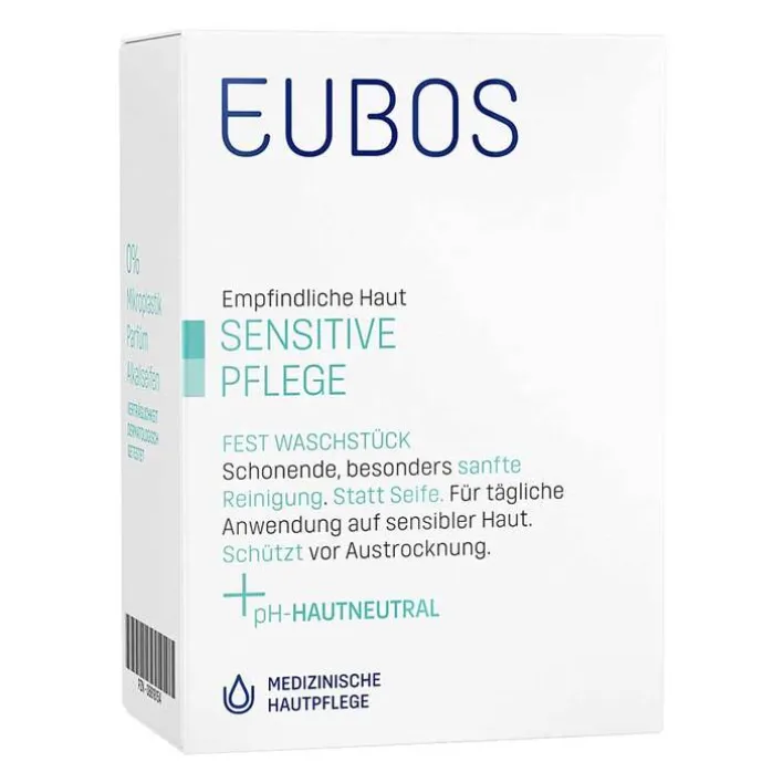 Eubos Sensitive Waschstück, 125 g> Trockene & Sensible Haut|Handseife