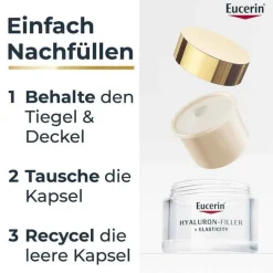 Eucerin Anti-Age Hyaluron-Filler + Elasticity Nachtcreme, 50 ml