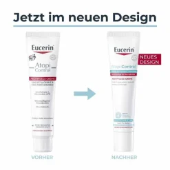 Eucerin AtopiControl Akut Creme, 40 ml> Trockene & Sensible Haut|Neurodermitis Basispflege
