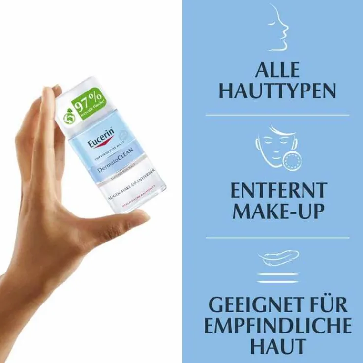 Eucerin Dermatoclean Augen Make-up Entferner, 125 ml