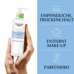 Eucerin Dermatoclean Hyaluron Reinigungsmilch, 200 ml