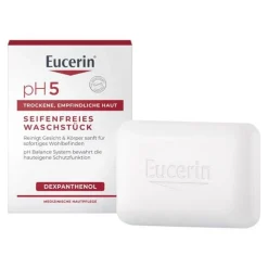 Eucerin pH5 seifenfreies Waschstück für empfindliche Haut, 100 g