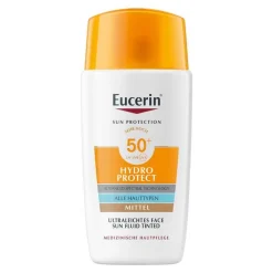 Eucerin Sun Fluid Hydro Protect Face mittel LSF50 + , 50 ml> Lsf 50+|Gesicht