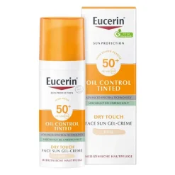 Eucerin Sun Oil Control tinted Creme LSF 50 + hell, 50 ml