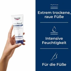 Eucerin Urearepair Fußcreme 10% , 2X100 ml