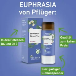 Euphrasia D12 Globuli Pflüger Dosierspender, 10 g
