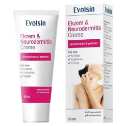 Evolsin Ekzem & Neurodermitis Creme, 50 ml> Neurodermitis Basispflege|Cremes & Balsame