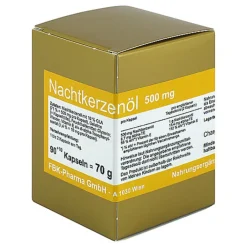 FBK Nachtkerzenöl 500 mg Kapseln, 90 St> Nachtkerzenöl