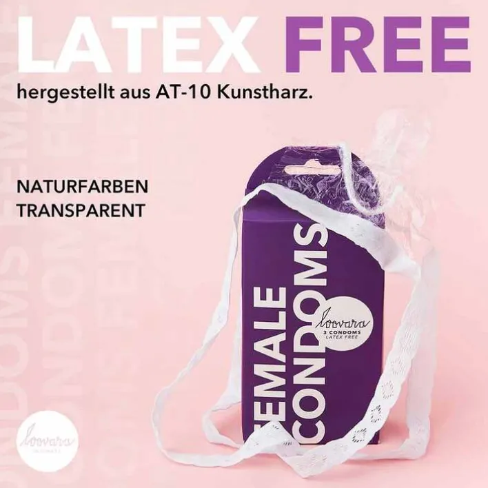 Loovara Female Condoms, 3 St> Kondome