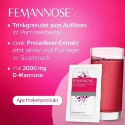 Femannose F Granulat Portionsbeutel, 60 St> Cranberry|Mannose