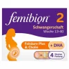 Femibion 2 Schwangerschaft in der 4-Wochen-Packung mit je 28 Tabletten und Kapseln, 2X28 St